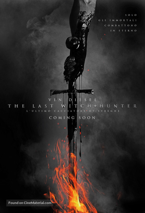 The Last Witch Hunter - Italian Movie Poster