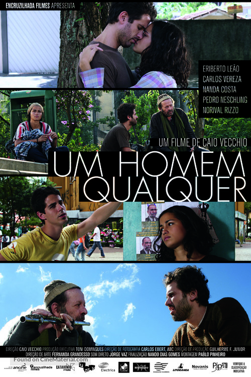 Um homem qualquer - Brazilian Movie Poster