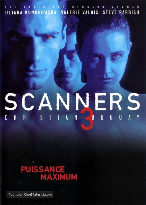 Scanners III: The Takeover - French DVD movie cover