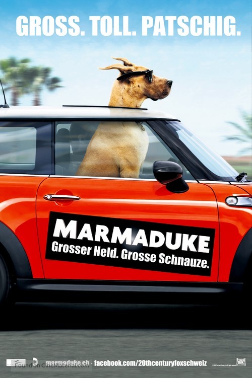 Marmaduke - Swiss Movie Poster