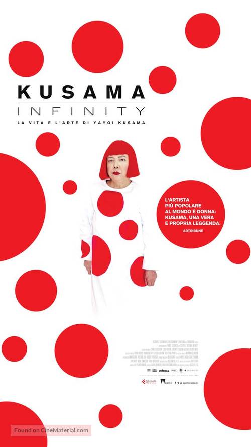 Kusama: Infinity - Italian Movie Poster