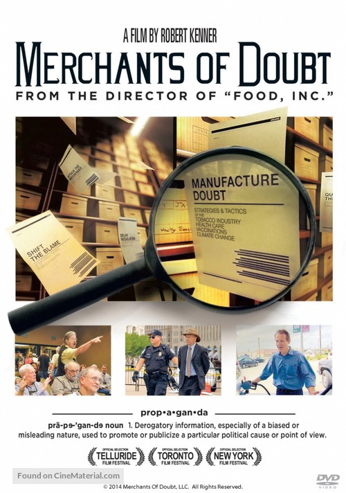 Merchants of Doubt - Canadian DVD movie cover