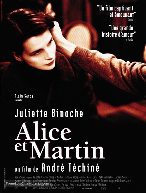 Alice et Martin - French Movie Poster