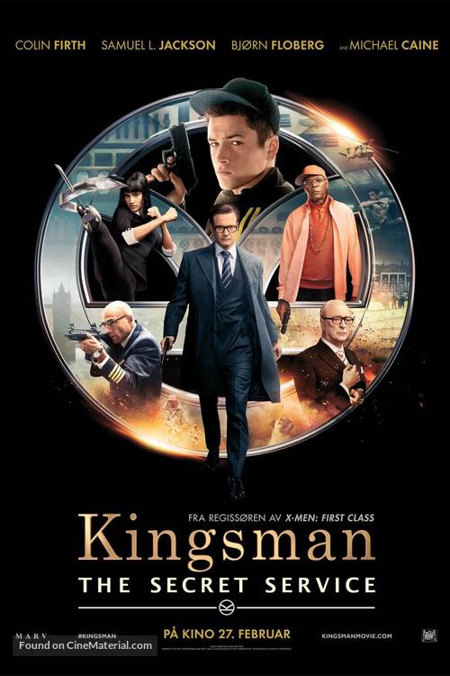 Kingsman: The Secret Service - Norwegian Movie Poster