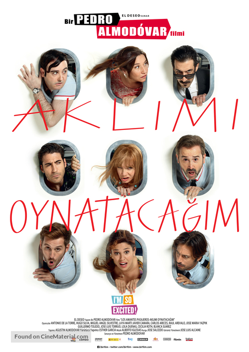 Los amantes pasajeros - Turkish Movie Poster