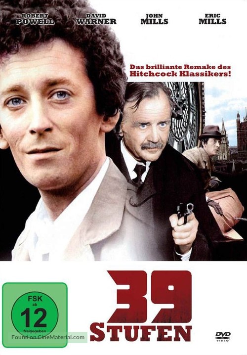 The Thirty Nine Steps - German DVD movie cover