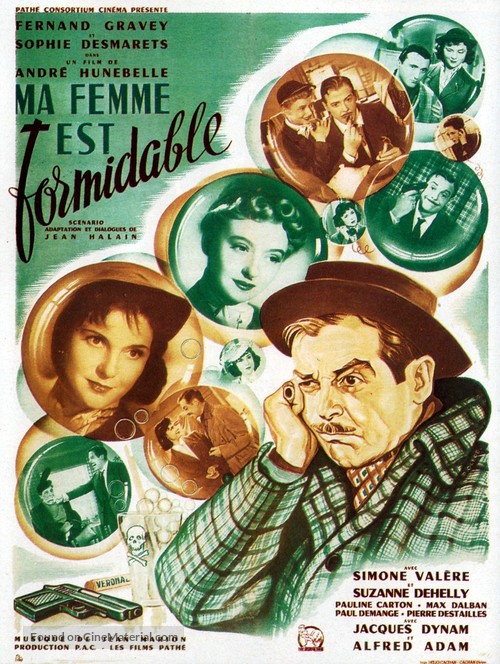 Ma femme est formidable - French Movie Poster