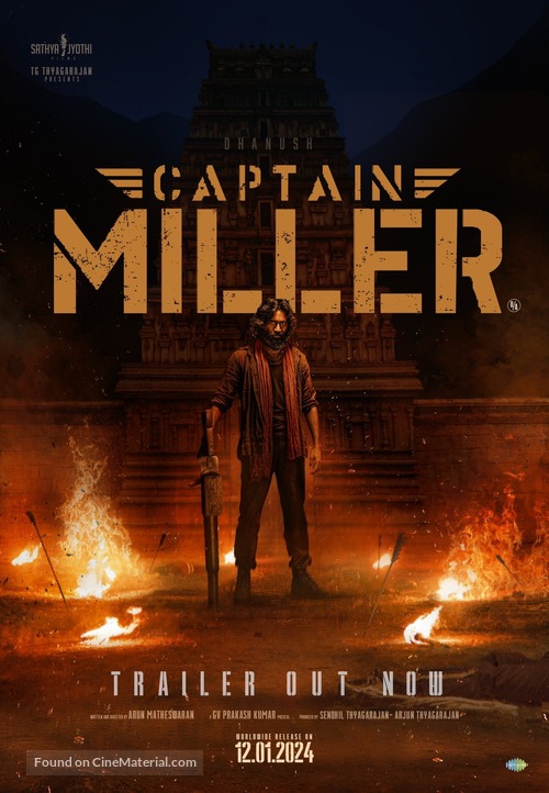 Captain Miller - Indian Movie Poster