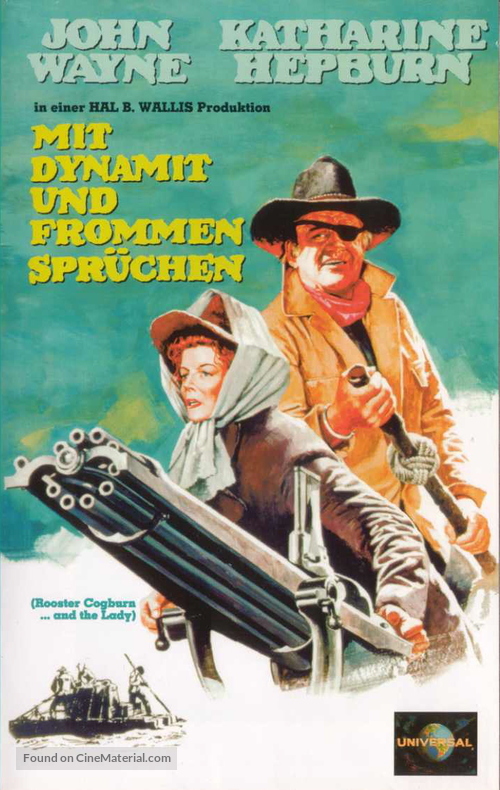 Rooster Cogburn - German VHS movie cover