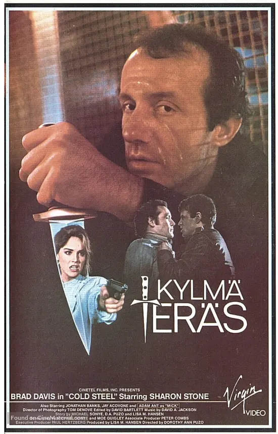 Cold Steel 1987 Finnish Vhs Movie Cover