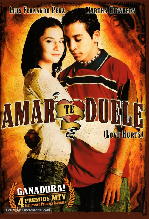 Amar te duele - Mexican Movie Cover