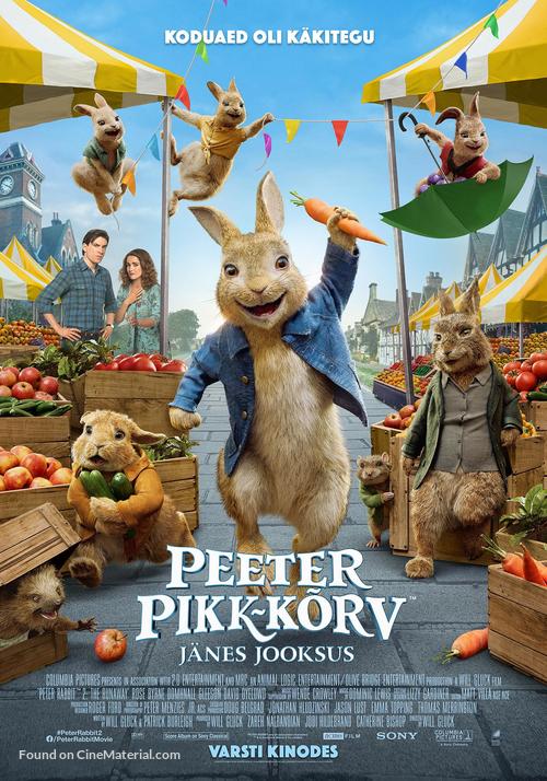 Peter Rabbit 2: The Runaway - Estonian Movie Poster