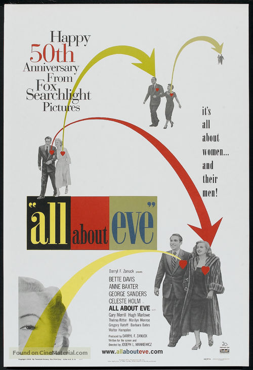 All About Eve - Re-release movie poster