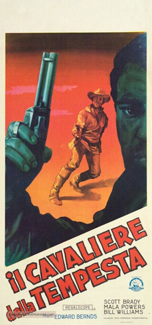 The Storm Rider - Italian Movie Poster