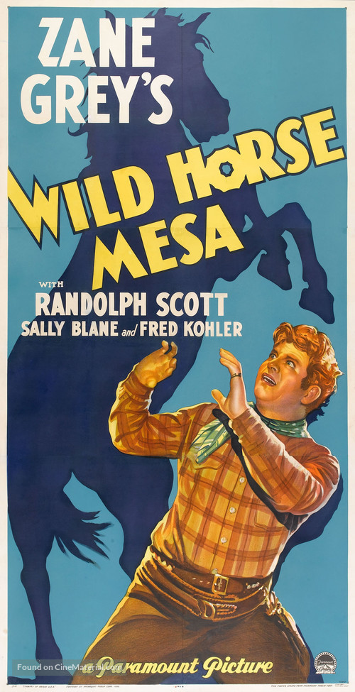 Wild Horse Mesa - Movie Poster