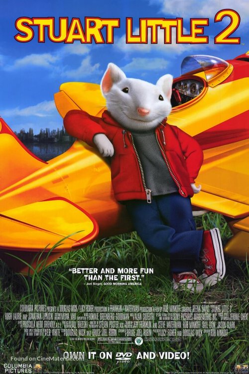 Stuart Little 2 - Video release movie poster