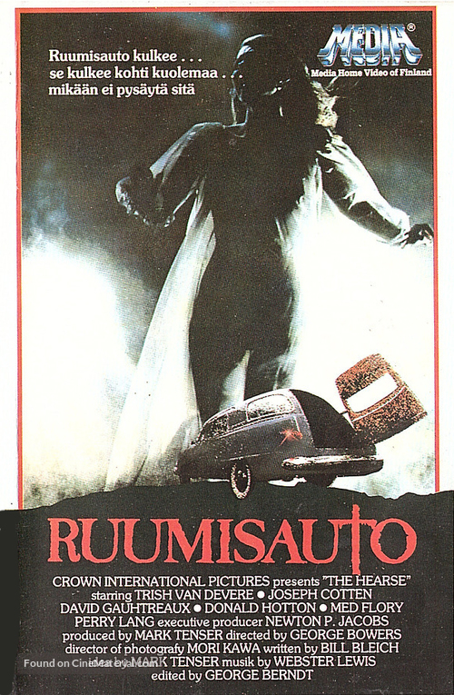 The Hearse - Finnish VHS movie cover