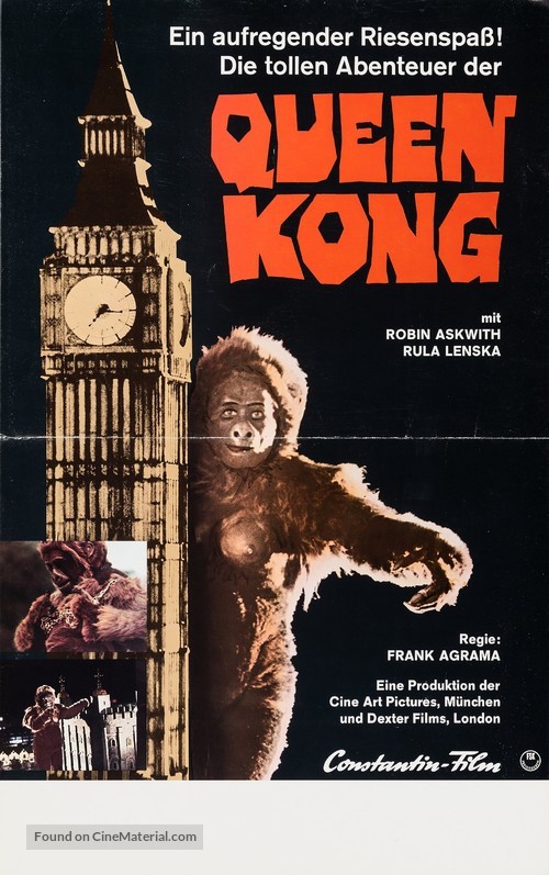 Queen Kong - German Movie Poster