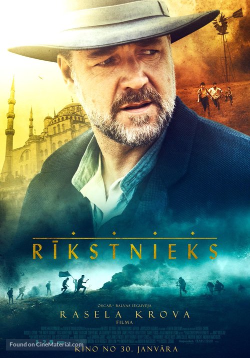 The Water Diviner - Latvian Movie Poster