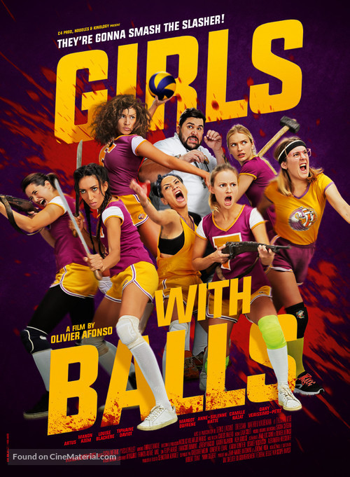 Girls with Balls - French Movie Poster
