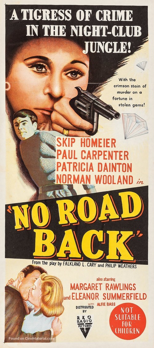 No Road Back - Australian Movie Poster