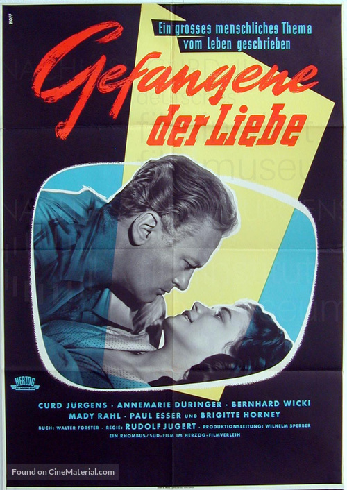 Gefangene der Liebe - German Movie Poster