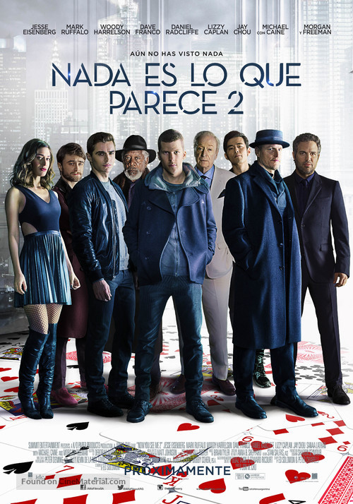 Now You See Me 2 - Argentinian Movie Poster