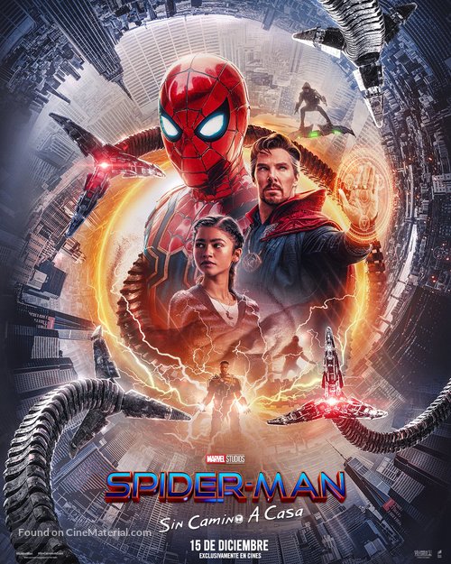 Spider-Man: No Way Home - Mexican Movie Poster