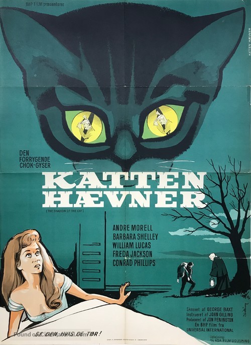 Shadow of the Cat - Danish Movie Poster