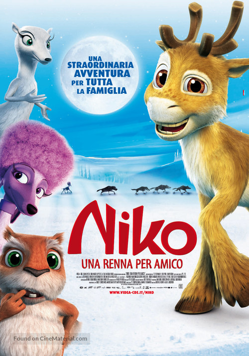 Niko - Lent&auml;j&auml;n poika - Italian Movie Poster