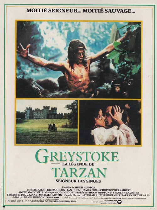 Greystoke - French Movie Poster