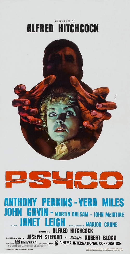 Psycho - Italian Movie Poster