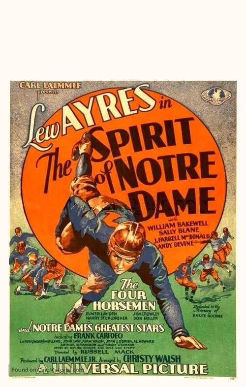 The Spirit of Notre Dame - Movie Poster