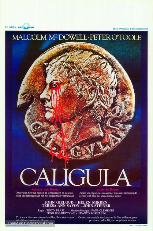 Caligola - Belgian Movie Poster