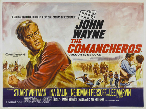 The Comancheros - British Movie Poster