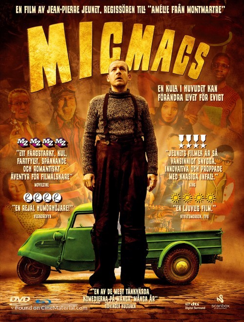 Micmacs &agrave; tire-larigot - Swedish Blu-Ray movie cover