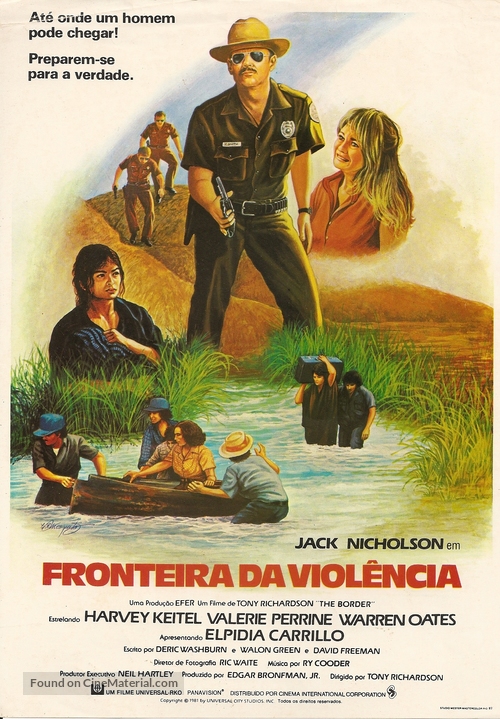 The Border - Brazilian Movie Poster