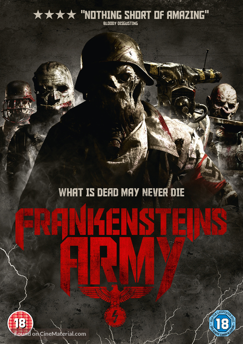 Frankenstein&#039;s Army - British DVD movie cover
