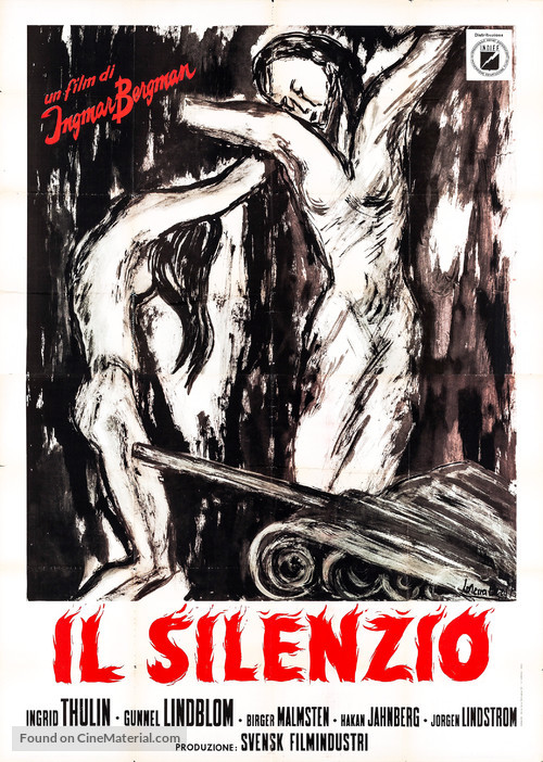 Tystnaden - Italian Movie Poster
