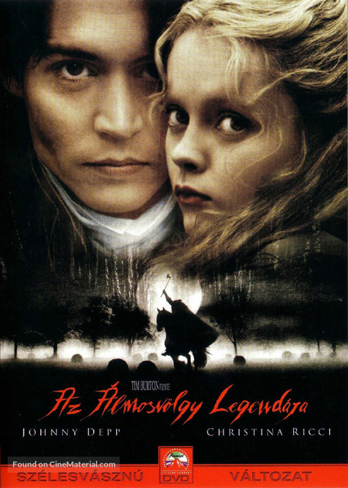 Sleepy Hollow - Hungarian DVD movie cover