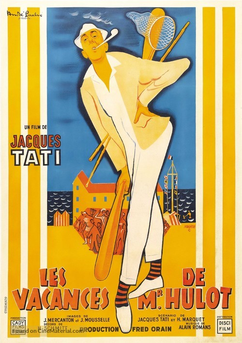 Les vacances de Monsieur Hulot - French Movie Poster
