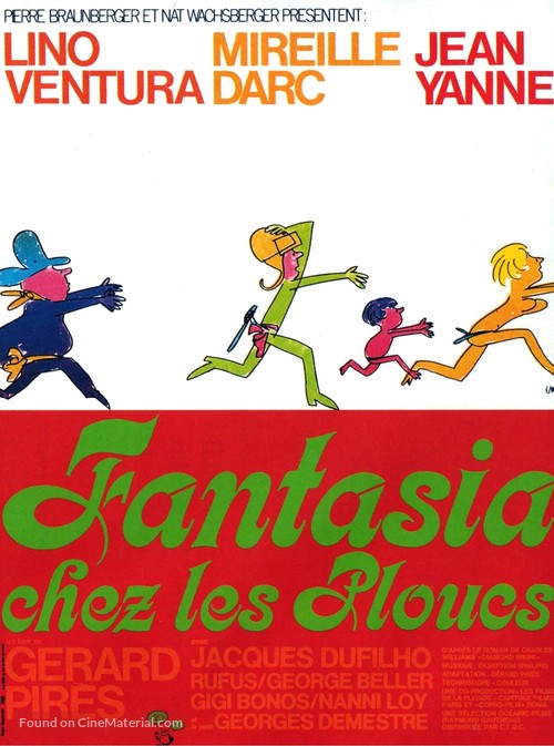 Fantasia chez les ploucs - French Movie Poster