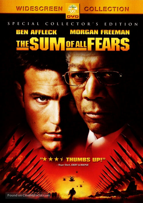 The Sum of All Fears - DVD movie cover