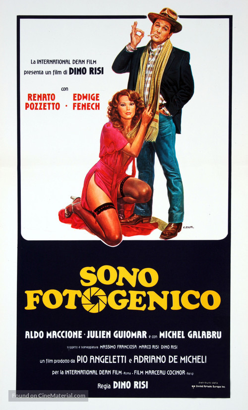 Sono fotogenico - Italian Movie Poster