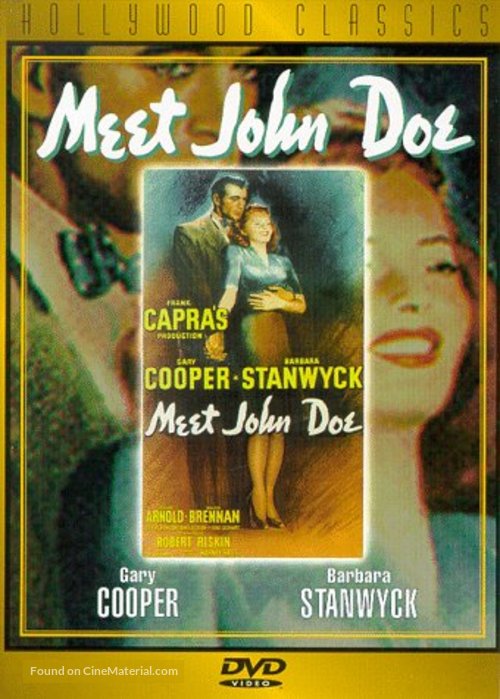 Meet John Doe - DVD movie cover