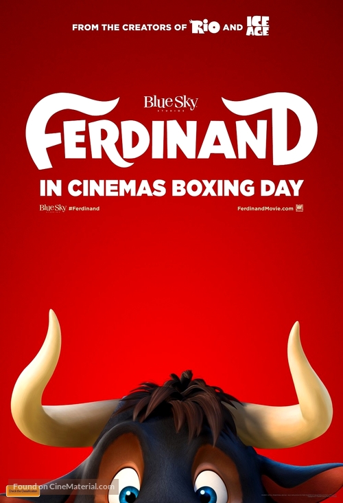 Ferdinand - Australian Movie Poster