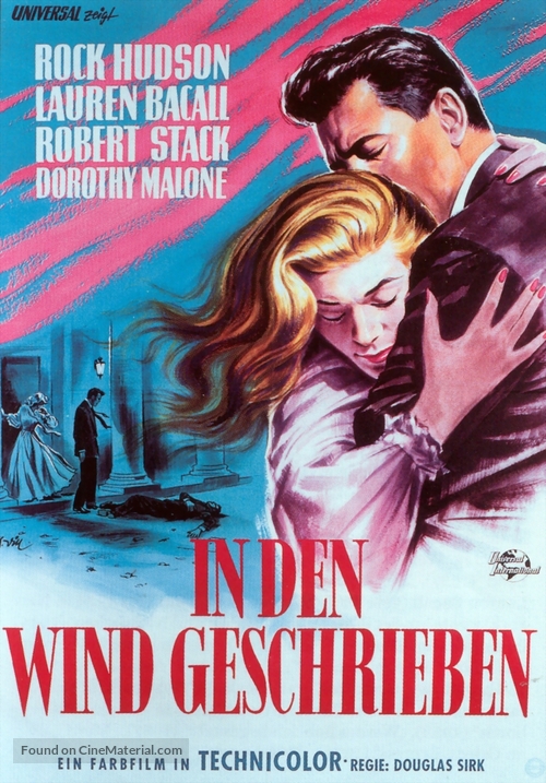 Written on the Wind - German Movie Poster