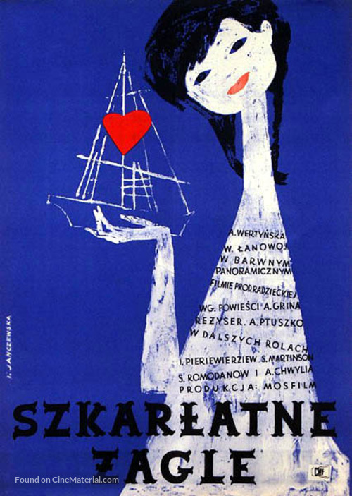 Alye parusa - Polish Movie Poster