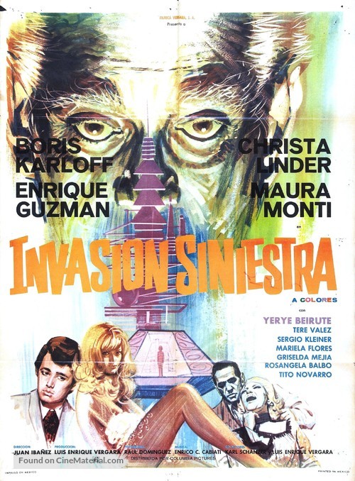 The Incredible Invasion - Mexican Movie Poster