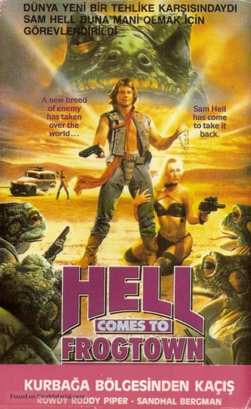 Hell Comes to Frogtown - Turkish VHS movie cover